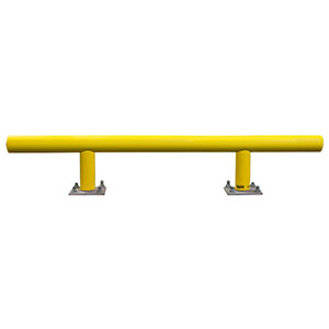 Pipe Guard Rail - Standard Single High - 14.75"H x 6' L