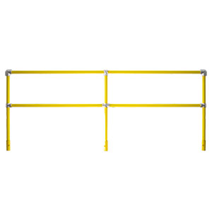Plastic Sleeved Steel Handrail - Starter, 42"H x 5'L x 1.9"Dia.