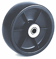 Polyolefin Wheel, 4" x 2", 500 lb. cap. for 1/2" dia. axle & 2-7/16" hub length