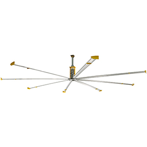 HVLS Industrial Ceiling Fan, Heavy Duty - Keypad Controls - 14' Diameter