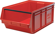 Giant Open Hopper Bin w/Heavy Duty Spread Bar - 29"L x 18-3/8"W x 11-7/8"H