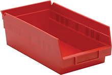 Shelf Bins - 11-7/8"L x 6-5/8"W x 4"H, Carton of 30