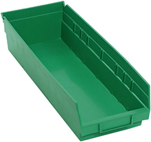 model QSB-104 plastic bin