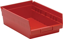 Shelf Bins - 11-7/8"L x 8-3/8"W x 4"H, Carton of 20