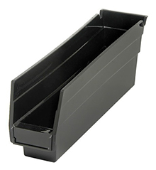 Conductive Shelf Bins - 11-5/8" x 2-3/4" x 4", Carton of 36