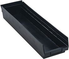 Conductive Shelf Bins - 23-5/8" x 6-5/8" x 4", Carton of 8