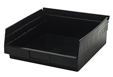 Conductive Shelf Bins - 11-5/8" x 11-1/8" x 4", Carton of 8