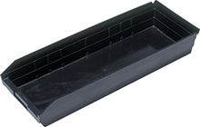 Conductive Shelf Bins - 23-5/8" x 8-3/8" x 4", Carton of 6
