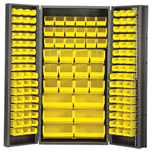 Bin Cabinet - 36"W x 24"D x 72"H w/ 132 Bins