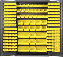 Bin Cabinet - 48"W x 24"D x 78"H w/ 171 Bins