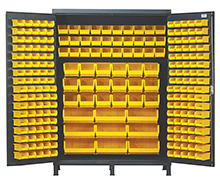Bin Cabinet - 60W" x 24"D x 84"H  w/ 227 bins