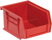Ultra Stack & Hang Bins - 5-1/2" x 4-1/8" x 3", Carton of 24