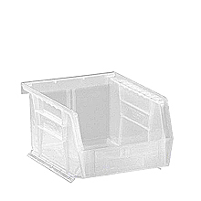 Clear View Bins - 5-3/8" x 4-1/8" x 3", Carton of 24