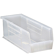 Clear View Bins - 14-3/4" x 5-1/2" x 5", Carton of 12