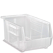 Clear View Bins - 14-3/4" x 8-1/4" x 7", Carton of 12