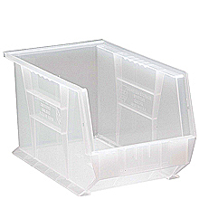 Clear View Bins - 13-5/8" x 8-1/4" x 8", Carton of 12