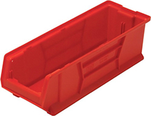 Jumbo Stackable Containers - 23-7/8"D x 8-1/4"W x 7"H, Carton of 6