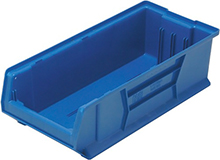 Jumbo Stackable Containers - 23-7/8"D x 11"W x 7"H, Carton of 4