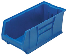 Jumbo Stackable Containers - 23-7/8"D x 11"W x 10"H, Carton of 4