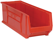 Jumbo Stackable Containers - 29-7/8"D x 11"W x 10"H, Carton of 4