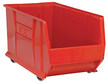 Mobile Jumbo Stackable Containers - 29-7/8"D x 16-1/2"W x 15"H