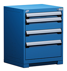 Heavy Duty Modular Drawer Cabinet - 24"W x 21"D x 30"H with 4 Drawers
