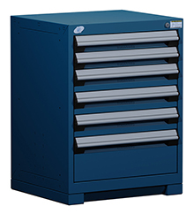 Heavy Duty Modular Drawer Cabinet - 24"W x 21"D x 32"H with 6 Drawers
