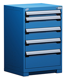 Heavy Duty Modular Drawer Cabinet - 24"W x 27"D x 36"H with 5 Drawers