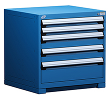 Heavy Duty Modular Drawer Cabinet - 30"W x 21"D x 30"H with 5 Drawers