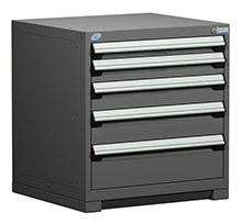 Heavy Duty Modular Drawer Cabinet - 30"W x 27"D x 32"H with 5 Drawers