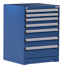 Heavy Duty Modular Drawer Cabinet - 30"W x 27"D x 40"H with 7 Drawers