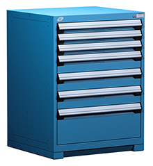 Heavy Duty Modular Drawer Cabinet - 30"W x 27"D x 40"H with 7 Drawers