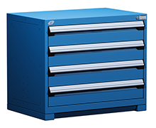 Heavy Duty Modular Drawer Cabinet - 36"W x 18"D x 30"H with 4 Drawers
