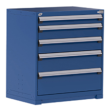 Heavy Duty Modular Drawer Cabinet - 36"W x 18"D x 40"H with 5 Drawers