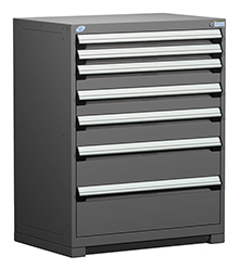 Heavy Duty Modular Drawer Cabinet - 36"W x 18"D x 46"H with 7 Drawers
