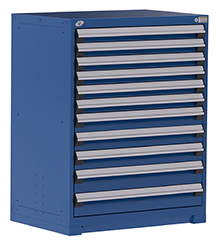 Heavy Duty Modular Drawer Cabinet - 36"W x 24"D x 46"H with 11 Drawers