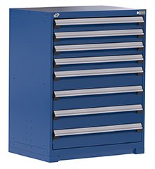 Heavy Duty Modular Drawer Cabinet - 36"W x 24"D x 46"H with 8 Drawers
