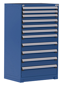 Heavy Duty Modular Drawer Cabinet - 36"W x 18"D x 60"H with 11 Drawers