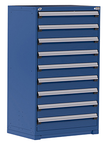 Heavy Duty Modular Drawer Cabinet - 36"W x 18"D x 60"H with 9 Drawers