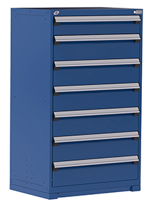 Heavy Duty Modular Drawer Cabinet - 36"W x 24"D x 60"H with 7 Drawers