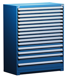 Heavy Duty Modular Drawer Cabinet - 48"W x 27"D x 60"H with 15 Drawers