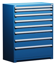 Heavy Duty Modular Drawer Cabinet - 48"W x 24"D x 60"H with 8 Drawers