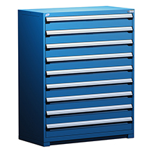 Heavy Duty Modular Drawer Cabinet - 48"W x 27"D x 60"H with 9 Drawers