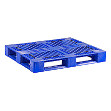 Poly Picture Frame Rack Pallet w/ Grommets - Blue, 48"x40"