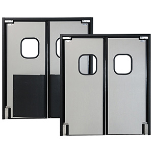 Impact Door - Insulated Foam Core, 7' x 5', Bi-Parting Panel