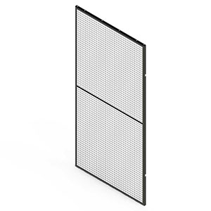 Modular Machine Guard Framed Wire Panel - 4' W x 8' H
