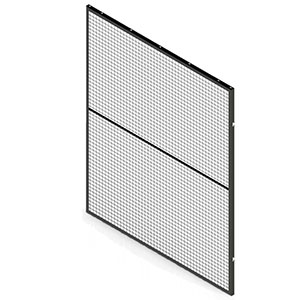 Modular Machine Guard Framed Wire Panel - 5' W x 6' H