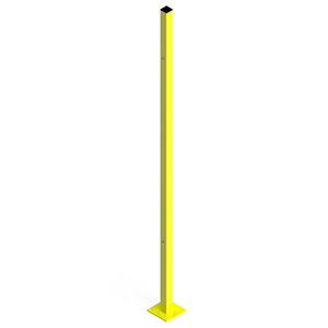 Modular Machine Guard Run Post for 6' H Panels