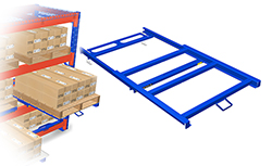 Rack Mounted Roll Out Pallet - 40"W x 42"D, 1,000 lb. Cap.