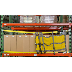 Rack Safety Straps w/ Sliding Mesh Panel - for Teardrop or Slotted Rack